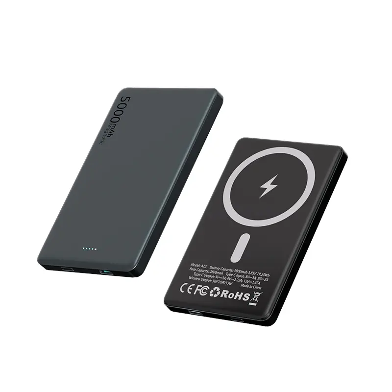 Magnetic Wireless ultra-thin Power Bank - Image 4