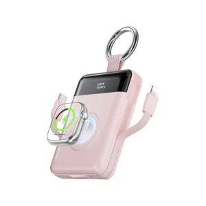 Compact keychain Watch Power Bank